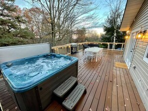 Deck with Hot Tub