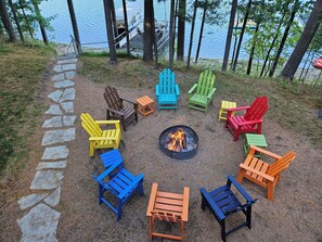 Fire pit area