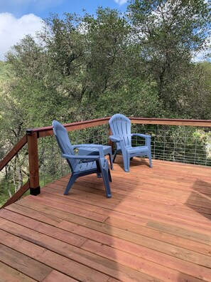 A sunny spot for morning coffee