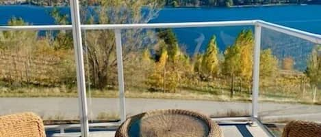 Deck overlooking Skaha lake