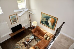 Above View of Living Room