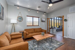 living room with view