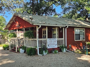 front of cabin