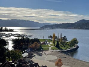 View of Rotary Park from the deck 