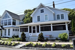 Fantastic wrap around porch that takes you back to the Rehoboth of yesteryear!