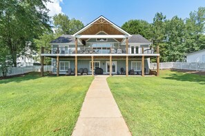 An easy walk to and from the lake.  Great patio and balcony spaces too