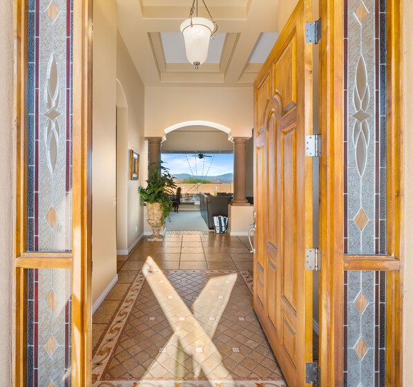 Enter our beautiful home..