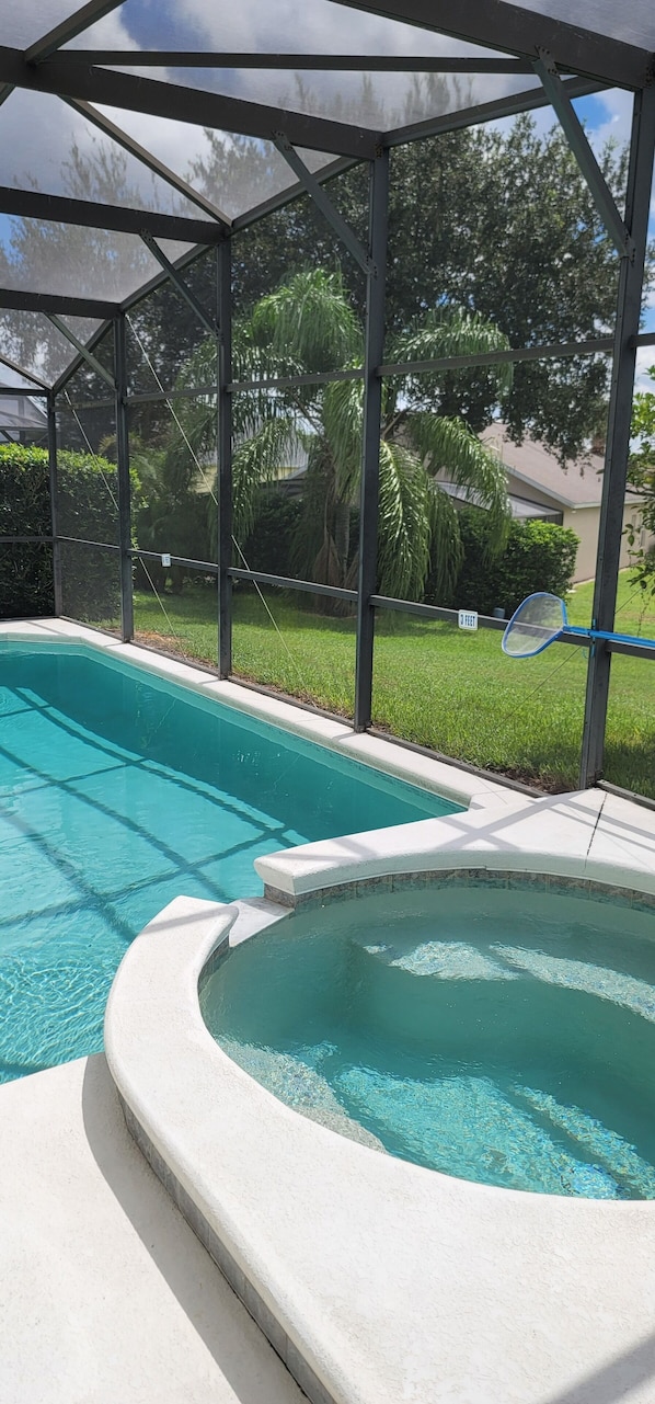 HEATED SALT WATER POOL