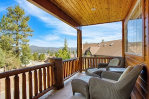 Perfect seating nook to unwind