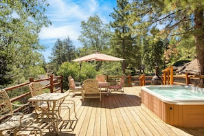 Spacious deck.