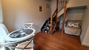 Hayloft dining area downstairs