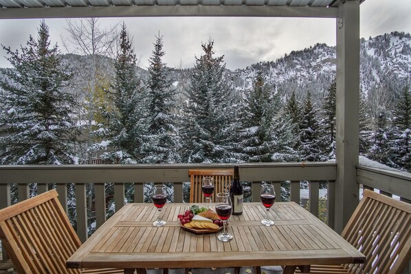 View of Bald Mountain in Winter