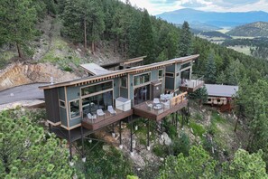 Zen Treehouse with Glamping Tent Area (lower right).