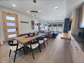 Open Dining and Living Area with Tons of Light!