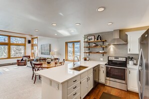 Updated Kitchen New Counter Top Stainless Steel Appliances