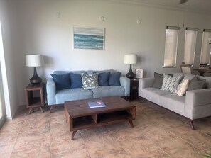 Enjoy a movie night in this large living area  - we even have a popcorn machine!