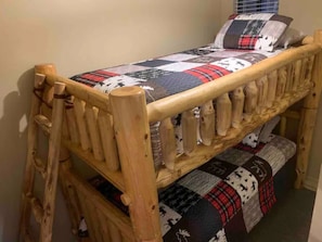 Twin XL bunk in bedroom