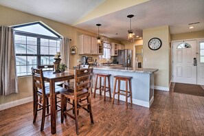 Dining & Kitchen | Community Pool (Seasonal) | Keyless Entry