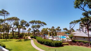 View of the Atlantic Ocean and Community Pool