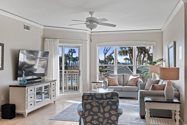 Living Room with Views of the Ocean