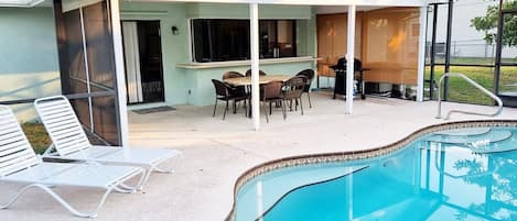 Pool and Screened Patio