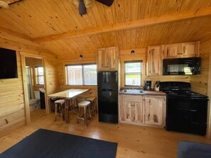 Kitchen and dining area