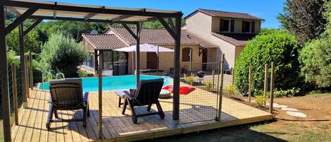 piscine et terrasse privatives
