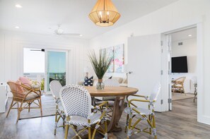 dining table into living room