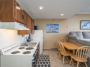 View of kitchen/dining area