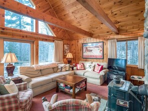 Open Living Space with Large Windows