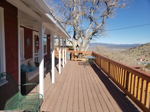 Enjoy the spacious front porch with stunning views