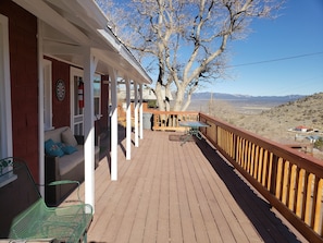 Enjoy the spacious front porch with stunning views