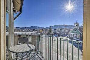 Balcony | Main Street & Mountain Views