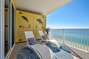 Furnished Gulf Front Balcony
