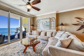 Gulf Front Living Area