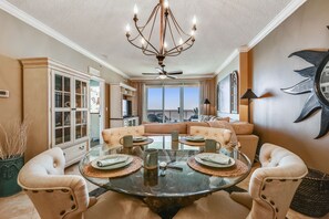 Dining Area with Gulf View