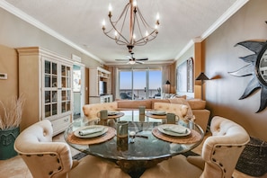 Dining Area with Gulf View