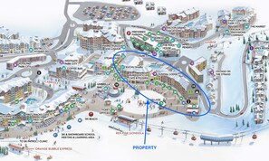 No better location - very heart of resort plaza, gondola adjacent
