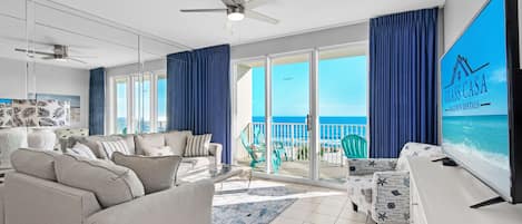 Majestic Sun 311B - Beach View Living Room, HDTV, Sleeper Sofa