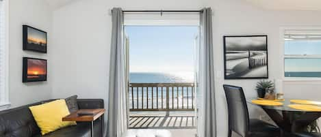 Living room ocean view