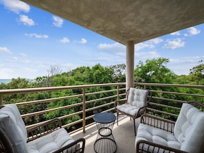 Private Balcony at 3431 Villamare