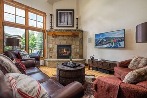 Plush living area