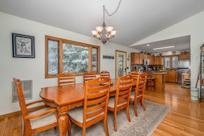 Feed the whole family in your spacious dining room and full kitchen!