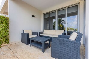 Private Patio w/ furniture