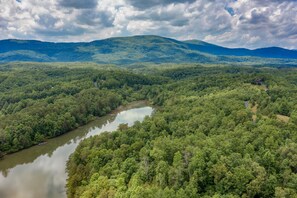 View of Lake and Mountains