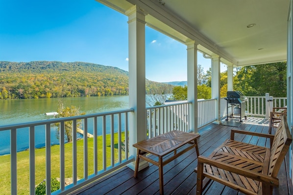 View of River from Back Deck