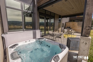 Private Hot Tub with Spacious Patio