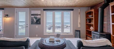 Living Room with a View of the Lake