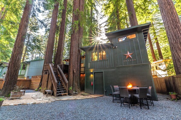 Dhyana is a stunning gem in the middle of beautiful redwoods