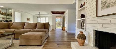 Large, comfortable family room with 55” TV